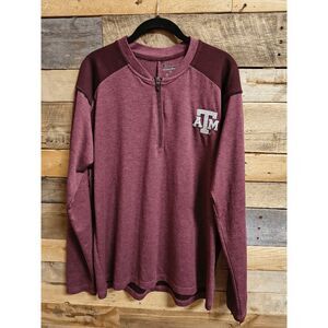 Texas A&M Champion Size XL Men's Quarter Zip Pull Over Windbreaker